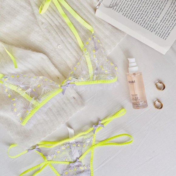 LAST SET! For Love & Lemons Neon Buttercup 2 Piece Set ☀️ - Picture 3 of 9